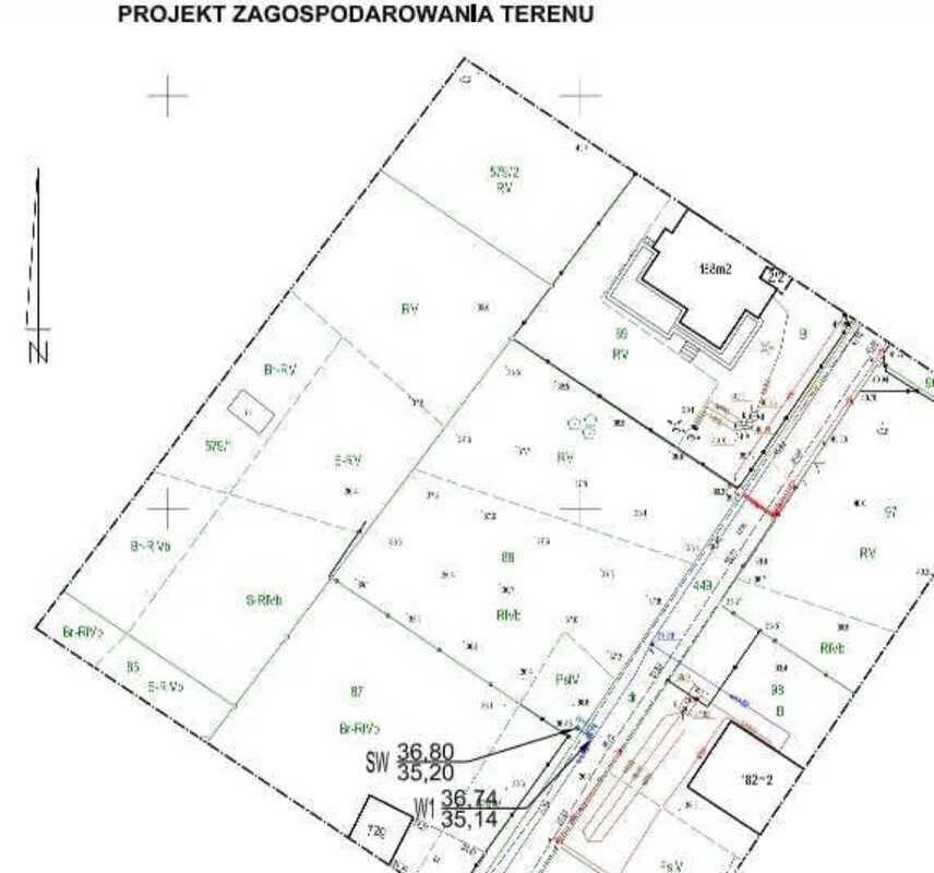 Elbląg Działka budowlana 1250 m² – Nowina – WZ + pozwolenie na budowę