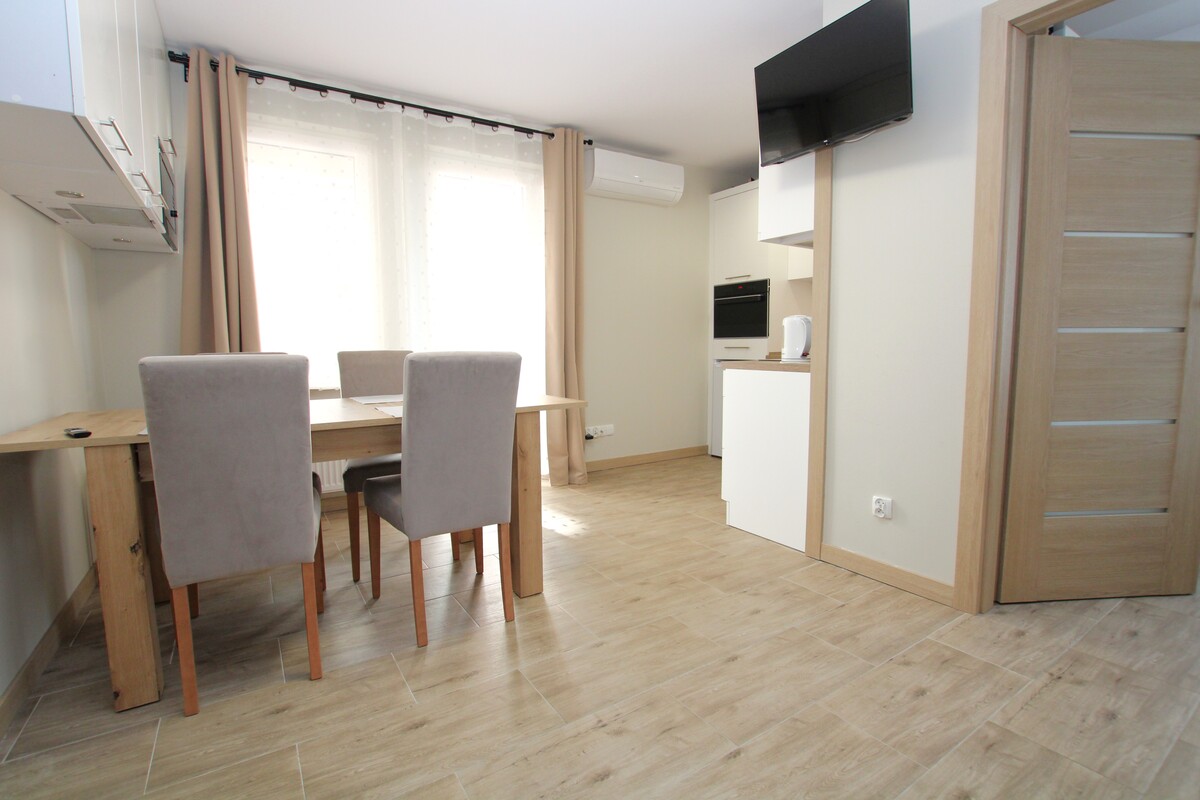 Elbląg NIERUCHOMOŚCI ANNA KRASZEWSKA  Apartament 2-pokojowy w wysokim standardzie  Mierzeja Wiślana,