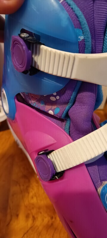 Elbląg Rolki dziewczęce Decathlon OXELO rozmiar 34-36,z regulacją. Wszystkie zapięcia sprawne, wygodne zapinanie,