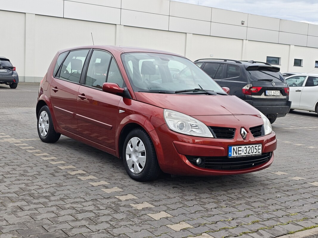Elbląg Renault Scenic 2008 rok1.6 benzyna 112 KMStan bardzo dobryZadbanyMały przebieg