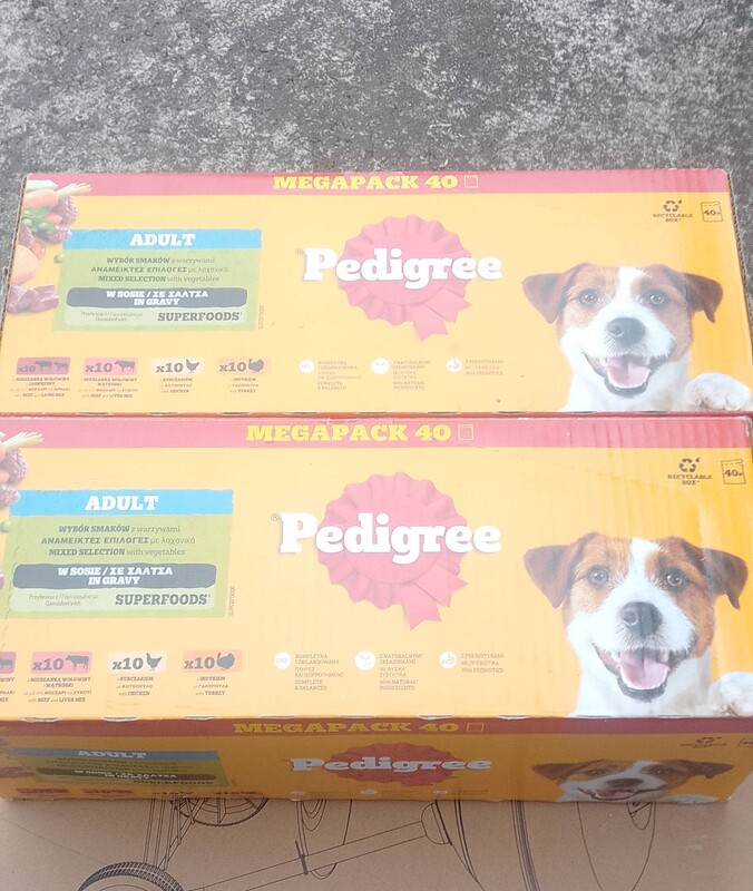 Elbląg Mam do odsprzedania dwie paczki Pedigree po 40 paczuszke 100 g! Locznie 80 szt cena jaka mnie interesuje 110