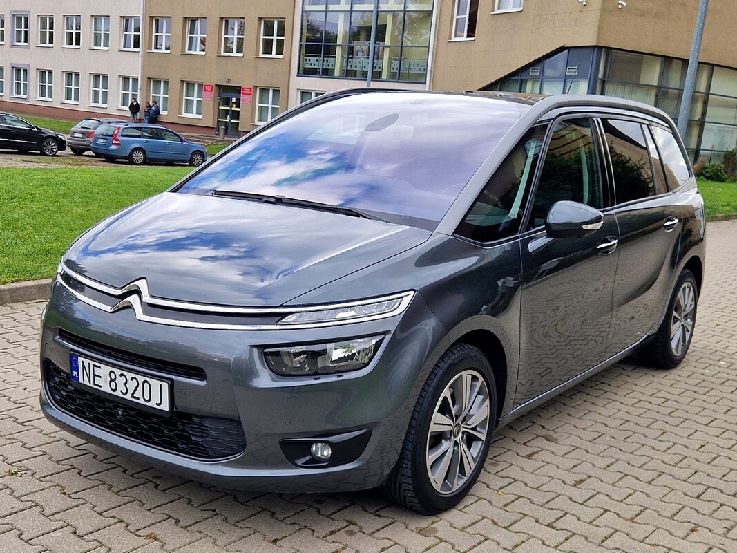Elbląg Citroen C4 Grand Picasso Rok 2014Silnik 1.6Benz-7Foteli Kamery 360 Klimatronic NAVI