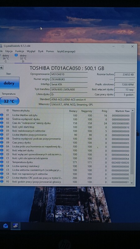 Elbląg Komputer + Monitor HP 22 i5 / 16GB RAM / SSD