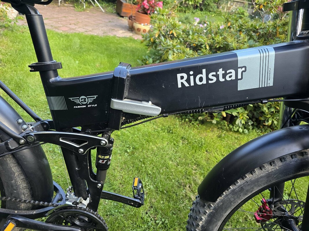 Elbląg Sprzedam duży rower elektryczny Ridstar. Model Travel Electric Bike 1800W 20 Ah 120 km. Idealny na wycieczki w