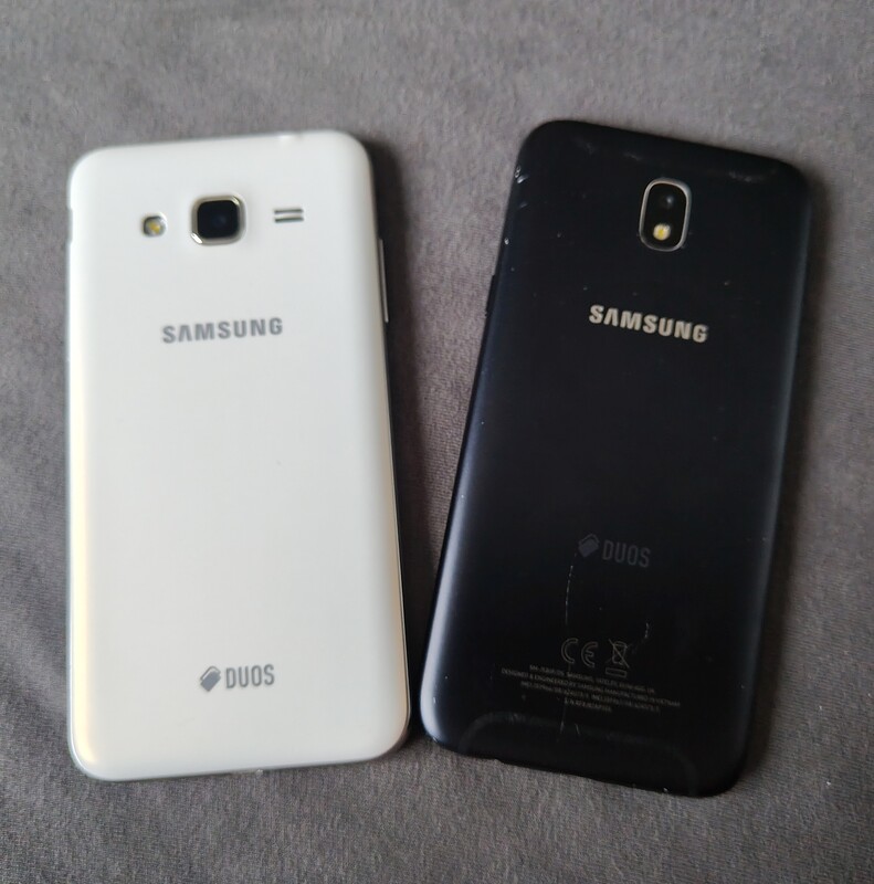 Elbląg Sprzedam dwa Samsungi
80zł/sztuka
Biały to Galaxy j3 2016 dual SIM
Granatowy to j5 2017 dual SIM
Obydwa