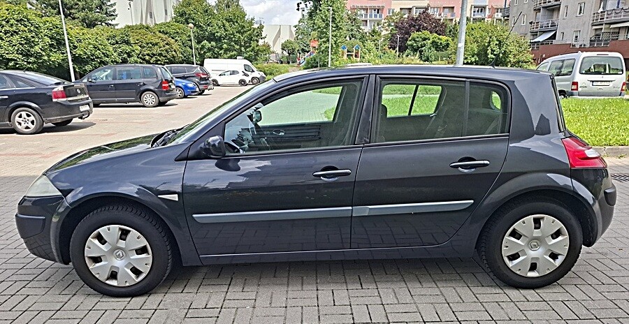 Elbląg RENAULT MEGANE1.6 BenzynaM- 2008 rKlimatyzacja sprawna2 kpl. opon Długie opłaty