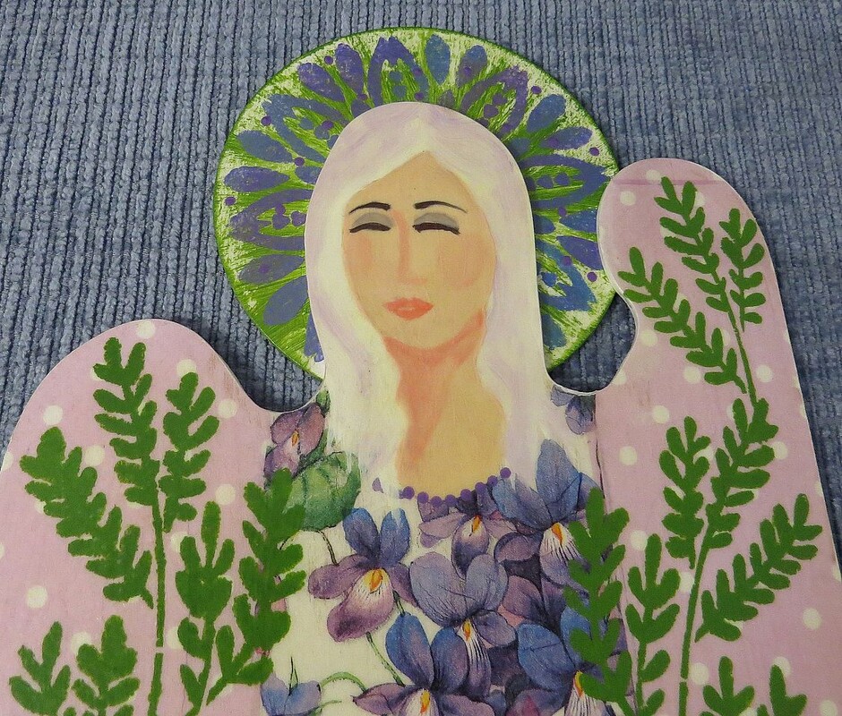 Elbląg Nie masz pomysłu na prezent? Może obdarujesz kogoś moim Aniołem? Wykonany na sklejce, pomalowany farbą akrylowa