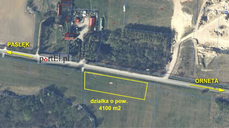 Elbląg * * * ABC NIERUCHOMOŚCI * * *NOWA CENA!! DZIAŁKA BUDOWLANA Z POTENCJAŁEM KOŁO PASŁĘKA!o pow. 4100 m2wydane