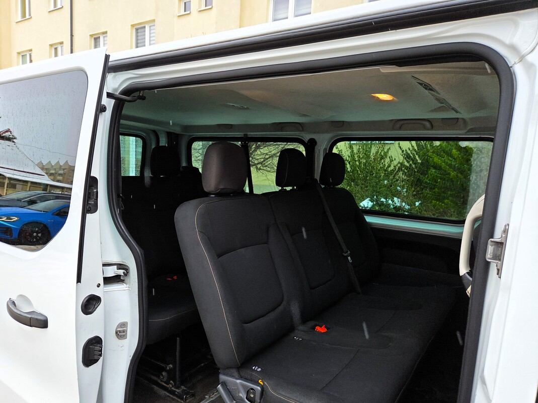 Elbląg Renault Trafic Long 1.6Diesel 125KM 2018Rok 9-Cio Osobowy Polski Salon -Wspomaganie