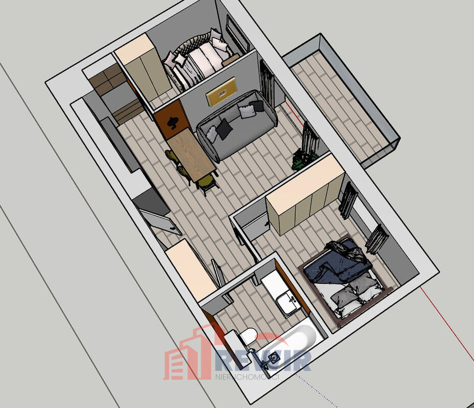 Elbląg RewiR Nieruchomości Wybierz SwójWymarzony RewiR NOWOCZESNE MIESZKANIE 41 m² | UL. KILIŃSKIEGO | 3 POKOJE |