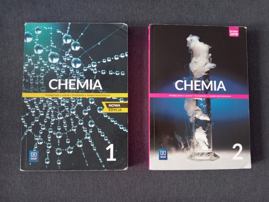 Elbląg Sprzedam podręczniki - 20 zł za sztukę. Podreczniki z chemii rozszerzonej dla liceum i technikum WSiP dla klasy