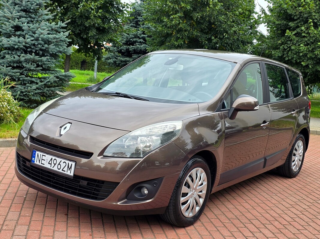 Elbląg Renault Grand Scenic1.6 16V 110KM -Klimatronic-Hak-Tempomat-grzane fotele -PEŁNA DOKUMENTACJA