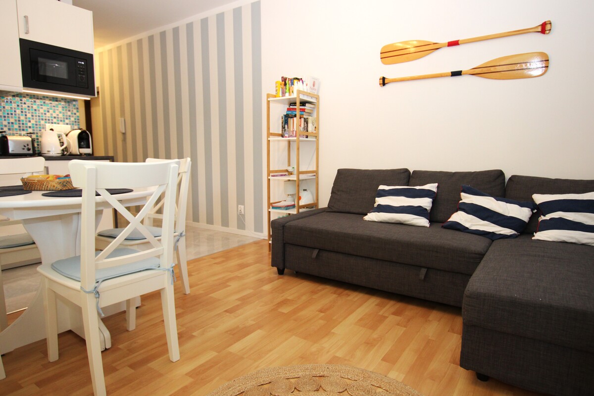 Elbląg NIERUCHOMOŚCI ANNA KRASZEWSKA Apartament 2-pokojowy w Krynicy Morskiej 500 metrów od plaży ul.