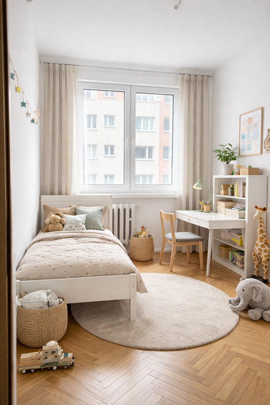 Elbląg 3 pokoje pełne światła z jasnym salonem i balkonem – idealne na wspólny czas i spotkania. To mieszkanie