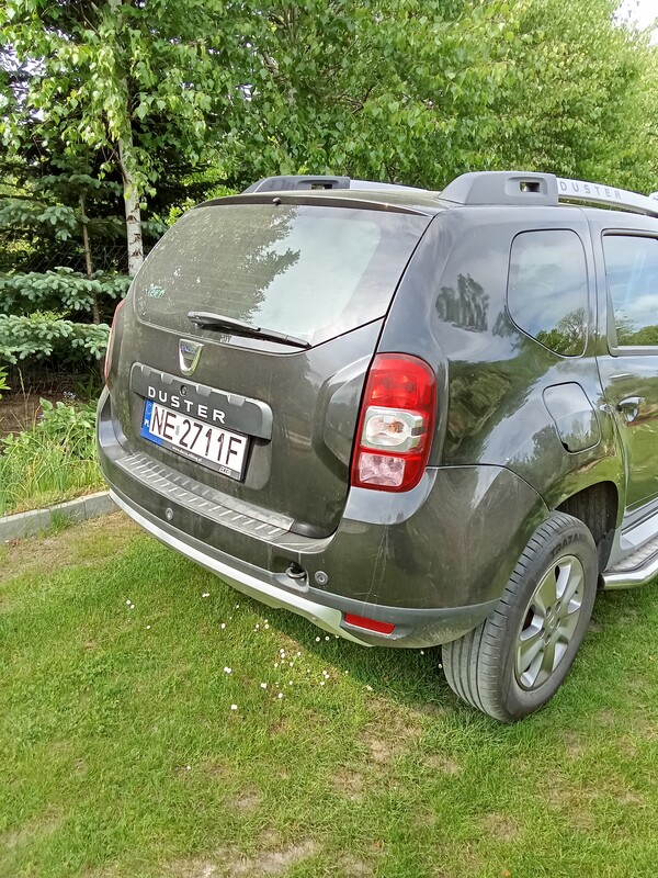 Elbląg Sprzedam: zadbana Dacia Duster SUV w kolorze czarnym, rok prod.2014,benzyna + LPG. Model Dacia Duster 13-Duster