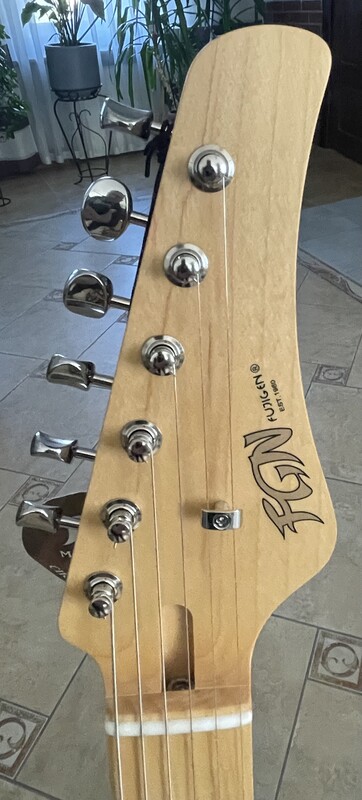Elbląg Piękny Telecaster FGN – japońska precyzja, wyjątkowy kolor, blokowane klucze Gotoh! Mieszkam w Pasłęku