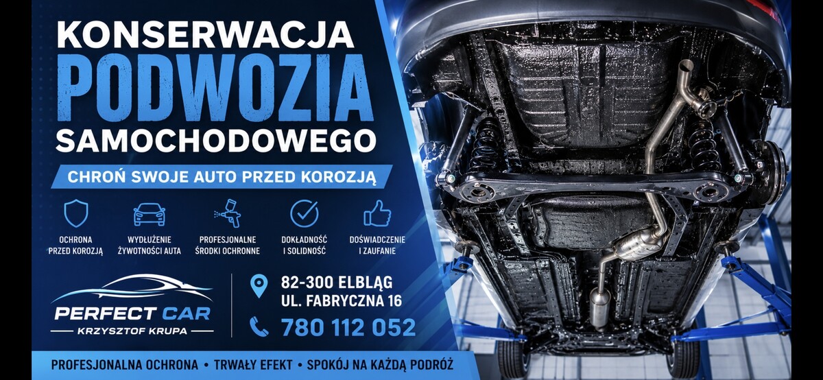 Elbląg SERWIS SAMOCHODOWY PERFECT-CAR 🚗 AUTO NAPRAWA FABRYCZNA 16 KRUPA KRZYSZTOFZapraszamy serdecznie