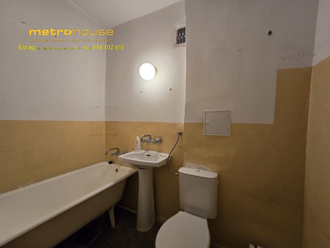 Elbląg Na sprzedaż 2-pokojowe mieszkanie 42,71 m² Elbląg, ul. Bażyńskiego 1 – 4.piętro, zadbany budynek +