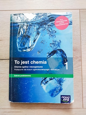 Elbląg Sprzedam podręcznik klasa 1 liceum i technikum
CHEMIA (10 zł) - To jest chemia zakres podstawowy NOWA ERA