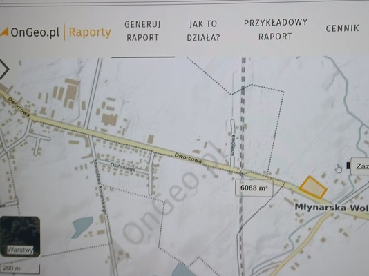 Elbląg Sprzedam działkę 0,61 ha za 100 000 zł