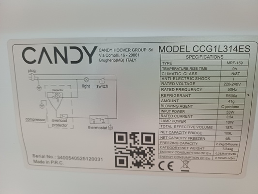 Elbląg SPRZEDAM LODÓWKĘ I PRALKĘ
LODÓWKĘ marki CANDY, głębokość 49 cm, szerokość 47 cm, wysokość 142 cm, na gwarancji,