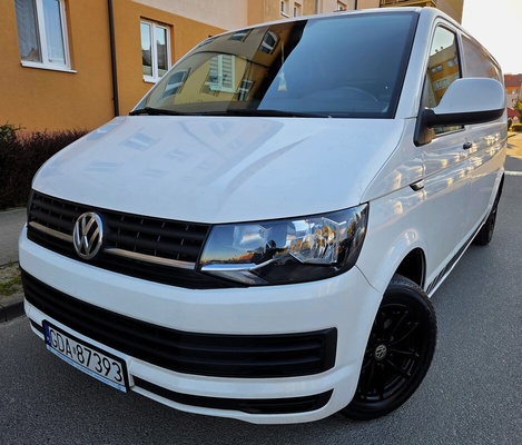 Elbląg Volkswagen Transporter T6 2,0TDI 102Km 2015Rok 3-Osobowy Jeden Własciciel-Abs Sprawna Klimatyzacja