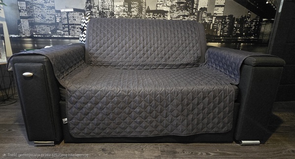 Elbląg Szara, wygodna sofa w bardzo dobrym stanie. Idealnie nadaje się do salonu lub sypialni. Posiada pikowaną