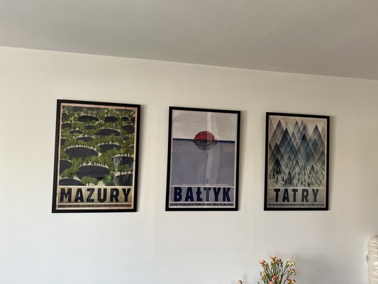 Elbląg Zestaw 3 plakatów w ramach 50/70