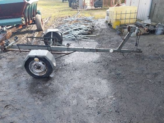 Elbląg Sprzedam przyczepę pod-łodziową bez prawa rejestracji. 
Cena: 1200 zł
Proszę o kontakt telefoniczny.