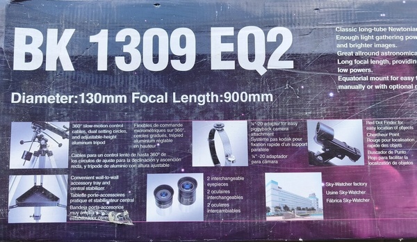 Elbląg Teleskop SkyWatcher BK 1309 EQ2
