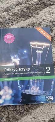 Elbląg Podręcznik do fizyki klasa 2 liceum/technikum. Poziom podstawowy. Nowa podstawa programowa 2024 r. 
Wydawnictwo