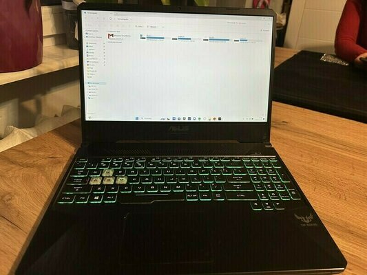 Elbląg Laptop dla gracza ASUS TUF Gaming FX505GT 15,6 i5-9300H/16GB/512/GTX1650. Sprzedam gamingowy laptop ASUS TUF