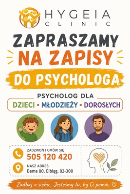 Elbląg ZAPISY DO PSYCHOLOGA!Be