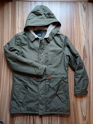 Elbląg Kurtka męska ocieplana kożuszkiem rozmiar L na ok 180 cm. Stan bardzo dobry  wizualnie idealny,