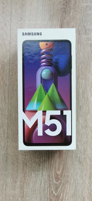 Elbląg Sprzedam telefon Samsung Galaxy M51 6 GB 128GB mega bateria 7000 Ah sprawny bez rys i zadrapań bateria trzyma 2