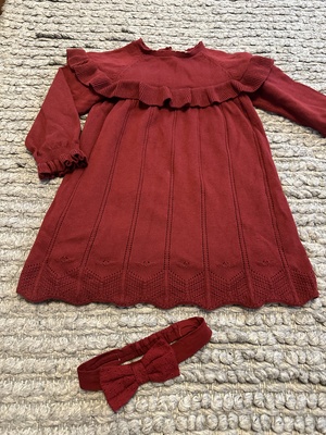 Elbląg Sukieneczka Newbie r.98 używana + opaska.