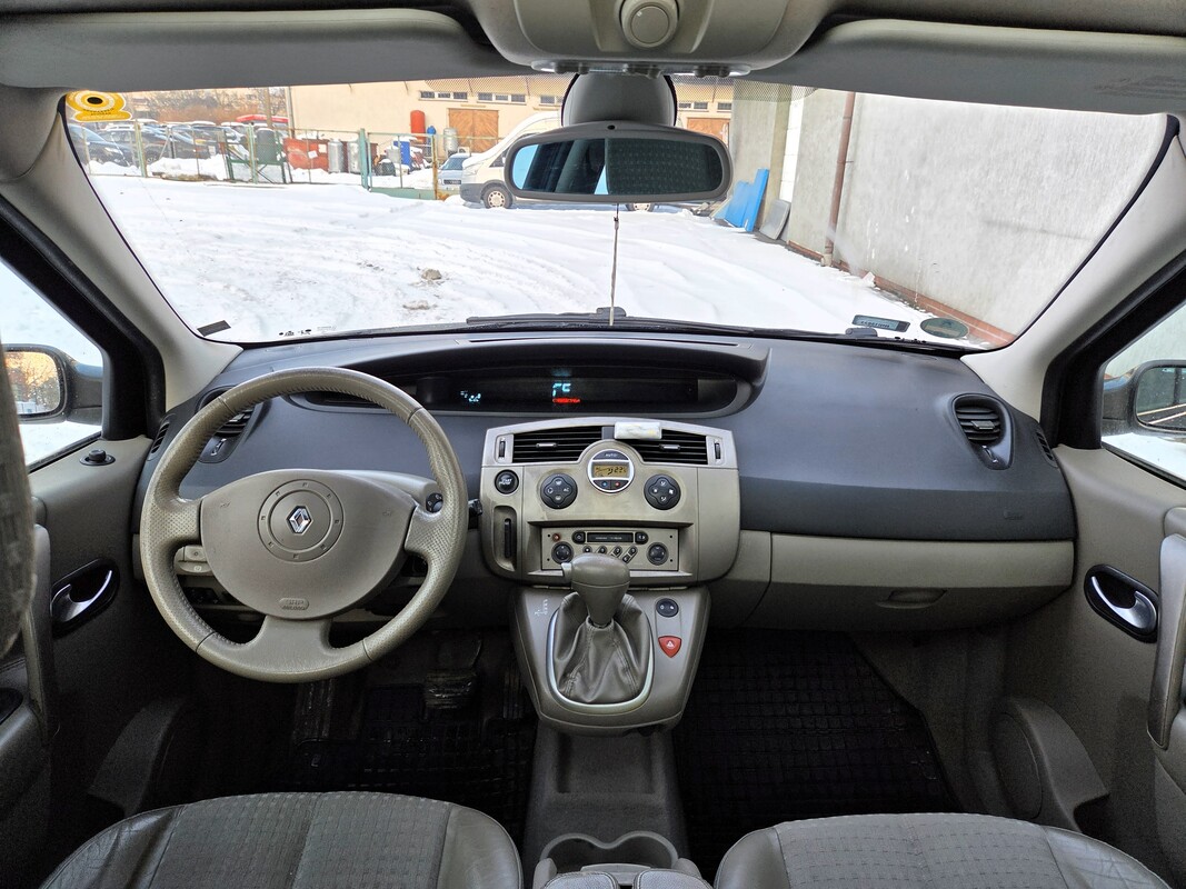 Elbląg Renault Megane Scenic 2.0Benzynka 136Km Automat 2004Rok Bardzo Dobry Stan -Elektryczne