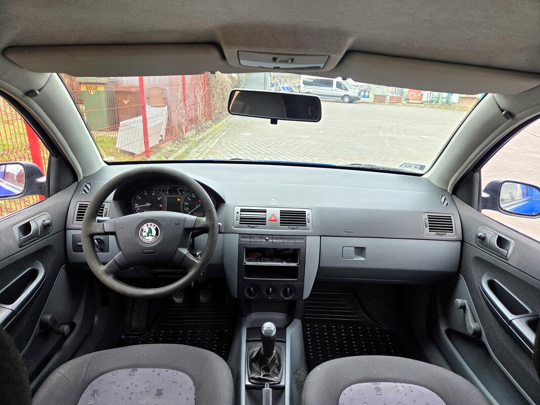 Elbląg Skoda Fabia 1.2Benzynka 65KM 2005Rok Bardzo Dobry Stan Salon Polska -Wspomaganie