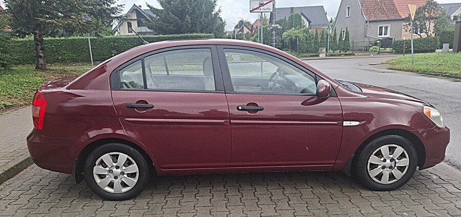 Elbląg HYUNDAI ACCENT1.4 Benzyna2009 Rok Klimatyzacja Sprawna Serwisowany do końca