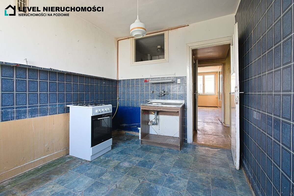 Elbląg LEVEL NIERUCHOMOŚCI Mieszkanie dwupokojowe do remontu, możliwość zrobienia