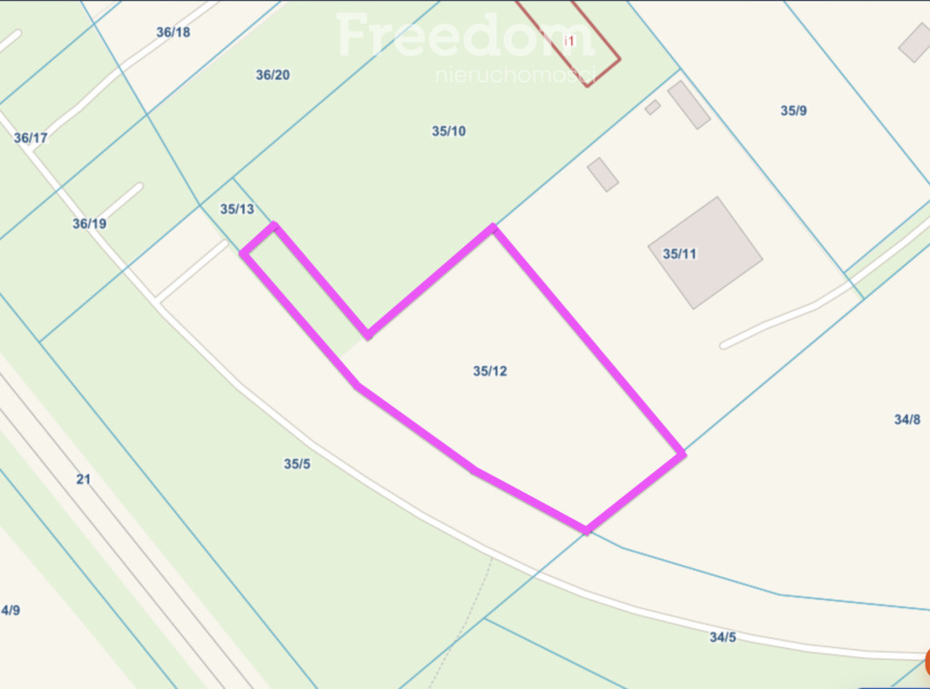 Elbląg FREEDOM NIERUCHOMOŚCISprzedam działkę - Gronowo górne, Berylowa. Działka położona w Gronowie Górnym,