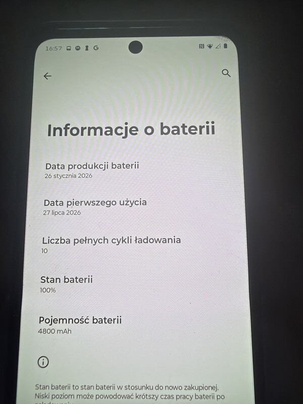 Elbląg Sprzedam smartfon Motorola razr 70.Telefon prawie nie używany. Stan bateri bardzo dobry. Liczba cykli ładowania