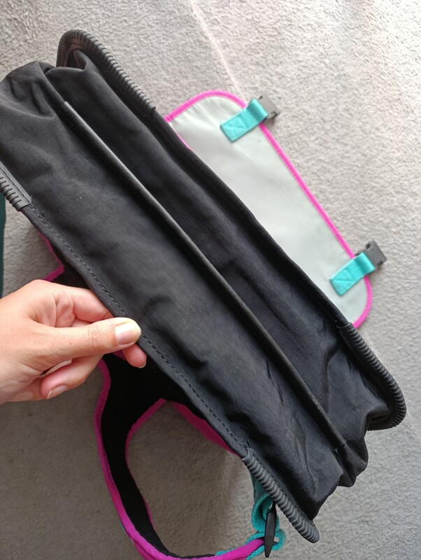 Elbląg Sprzedam dziewczęcy usztywniany plecak marki Kipling. Stan bardzo dobry, do odświeżenia małe zabrudzenia w