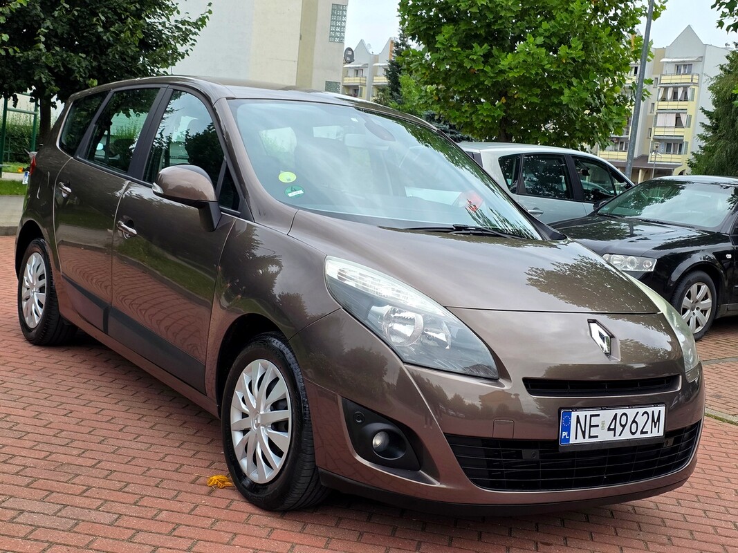 Elbląg Renault Grand Scenic1.6 16V 110KM -Klimatronic-Hak-Tempomat-grzane fotele -PEŁNA DOKUMENTACJA