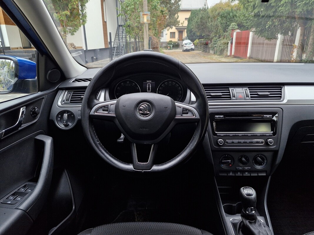 Elbląg Skoda Rapid1.2 Benzyna2015KlimatyzacjaKupiona w Polskim Salonie