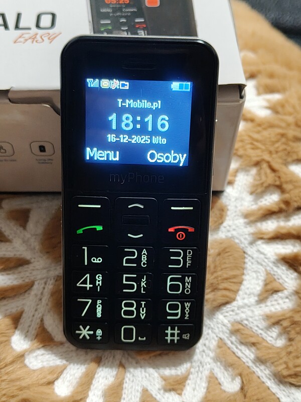 Elbląg Sprzedam Zadbany Telefon dla seniora Myphone Halo Easy
Telefonik sprawny w zestawie z ładowarką oraz