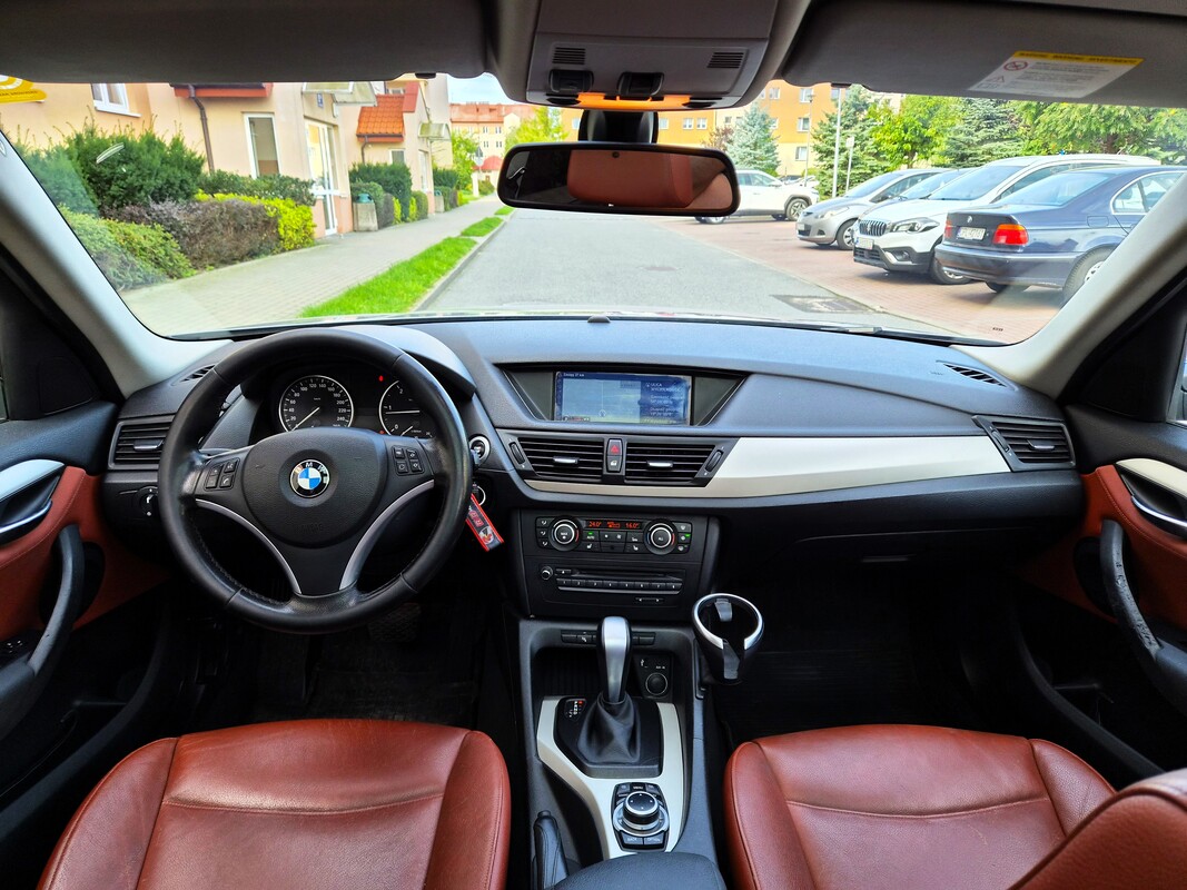Elbląg BMW X1 2.0Diesel 177KM 2013Rok X-Drive Napęd 4X4 Automatyczna Skrzynia-Wspomaganie Kierownicy Hak Kamera