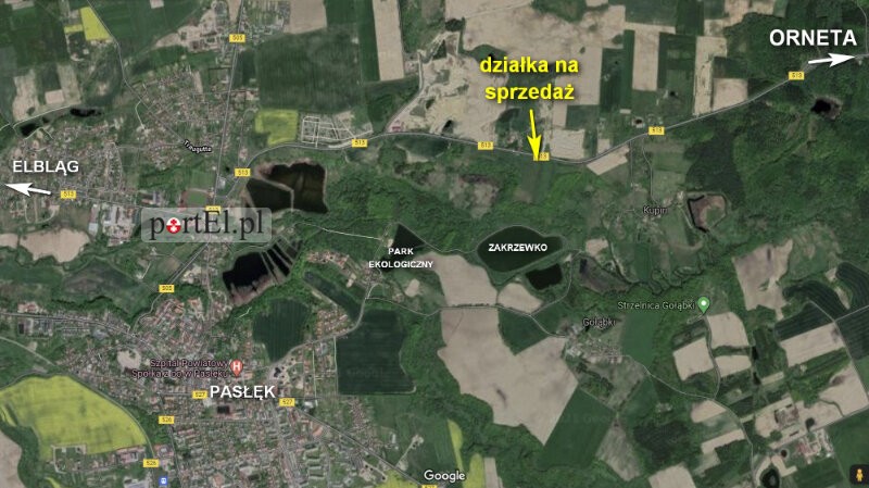 Elbląg * * * ABC NIERUCHOMOŚCI * * *NOWA CENA!! DZIAŁKA BUDOWLANA Z POTENCJAŁEM KOŁO PASŁĘKA!o pow. 4100 m2wydane