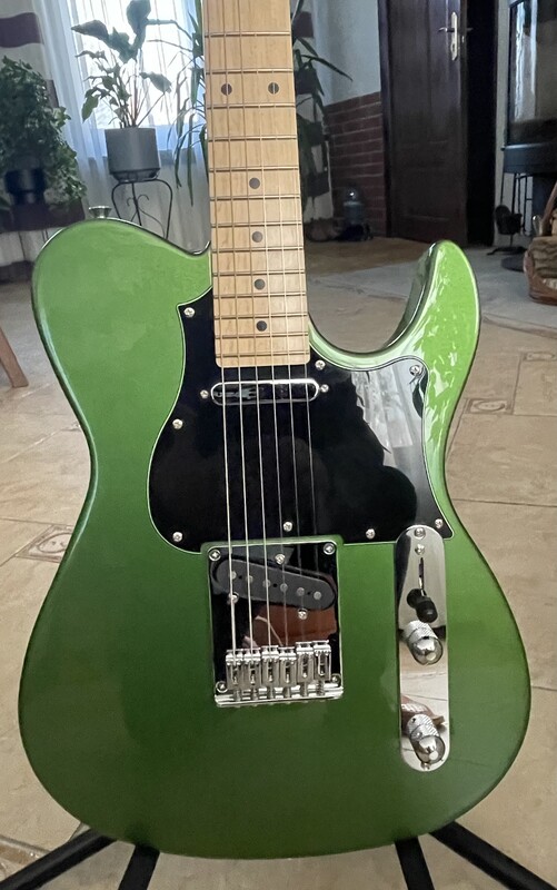 Elbląg Piękny Telecaster FGN – japońska precyzja, wyjątkowy kolor, blokowane klucze Gotoh! Mieszkam w Pasłęku