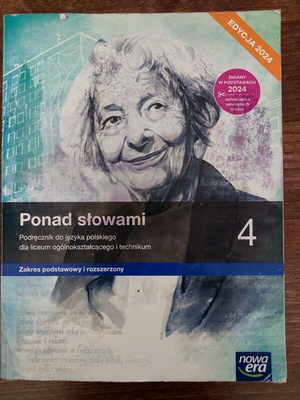 Elbląg SPRZEDAM PODRĘCZNIKI DO KLASY 4&nbsp; LICEUM I TECHNIKUM&nbsp; JĘZYK POLSKI, ponad słowami&nbsp; - 20